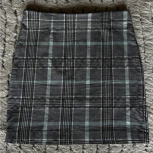 Plaid Pencil Skirt